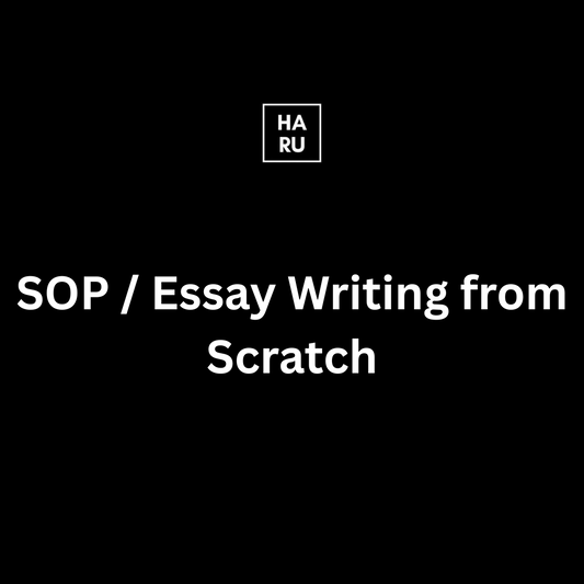 SOP / Essay Writing from Scratch